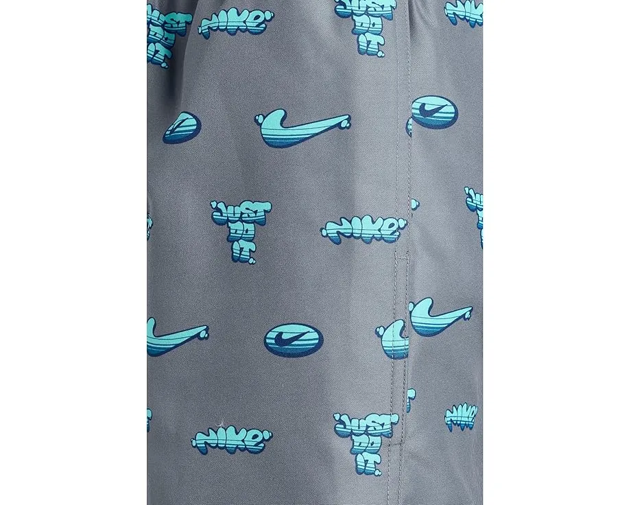 Шорты Nike Kids Breaker Bubble 7 дюймов (17.78 см) с принтом по всей поверхности и внутренними трусиками