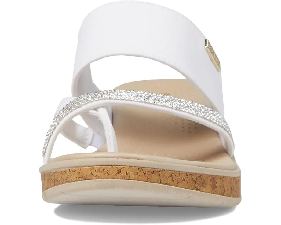 Bzees Сандалии Bora Bright Wedge с перекрестным ремешком и стразсами