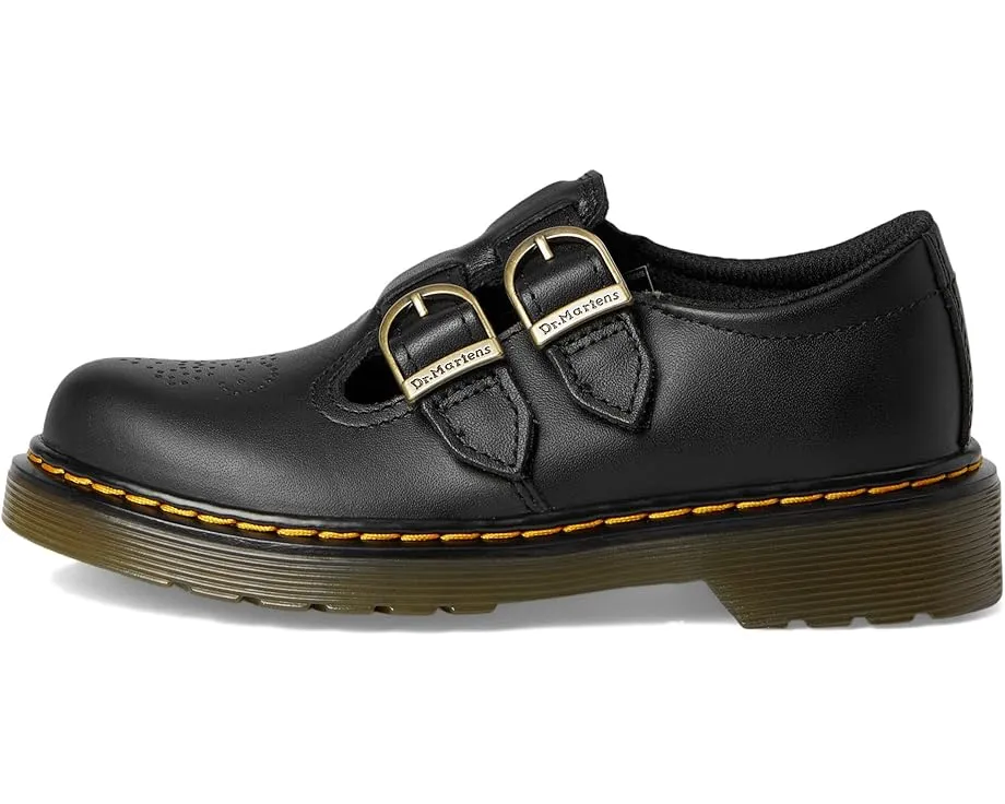 Туфли Mary Jane Dr. Martens 8065 J для детей с перфорацией и пряжками