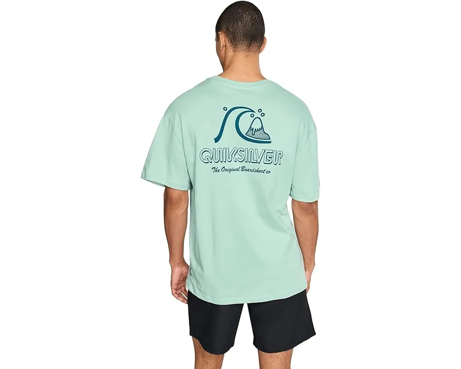 Футболка Quiksilver Vintage Bubble Org Screen Tee с эффектом состаренности