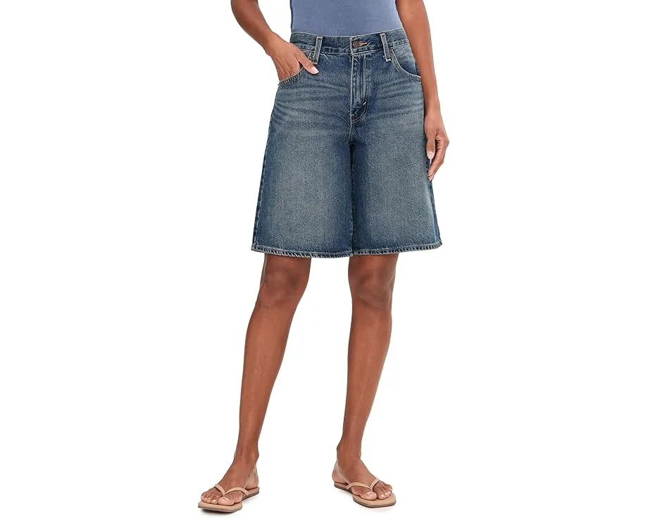 Шорты Levi's Premium Baggy Dad Jort из денима с прямым кроем