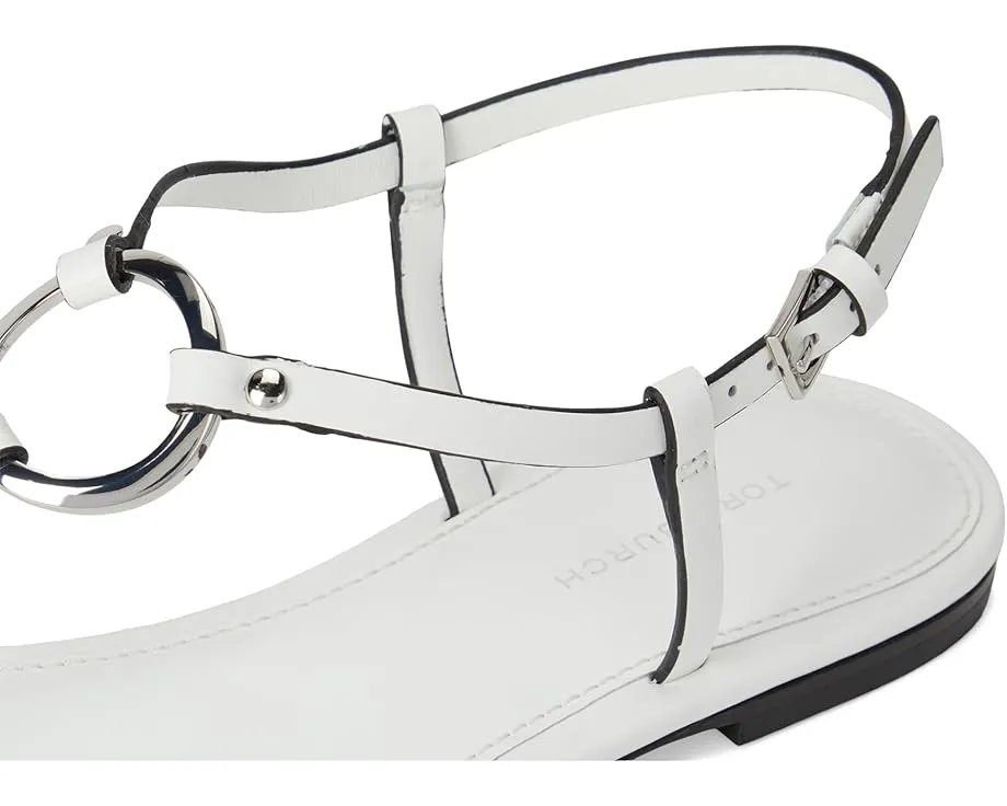 Сандалии Ring Sandal с кольцами из латуни и регулируемой пряжкой от Tory Burch