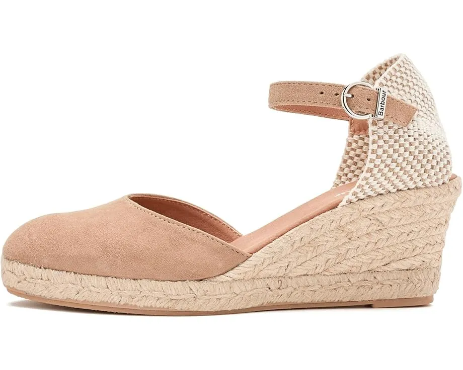 Эспадрильи Barbour Elder на танкетке из мягкой замши с ремешком на щиколотке