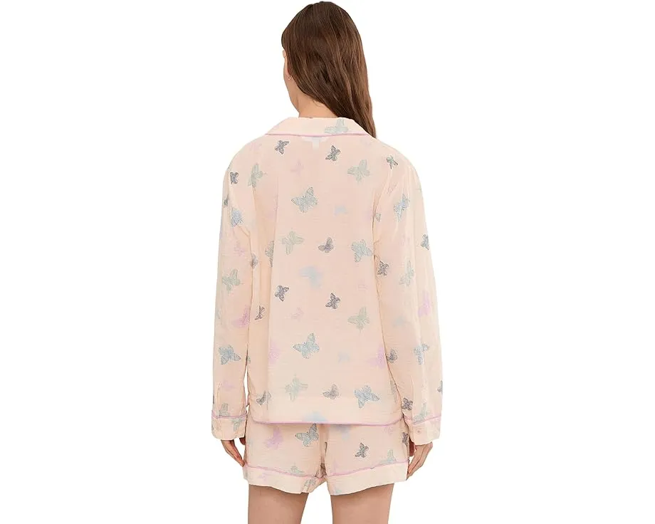 Пижамный комплект HONEYDEW Good Life с длинным рукавом и шортами