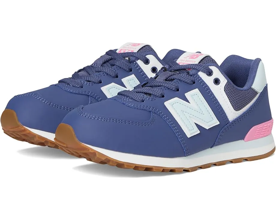 Детские кроссовки New Balance 574 с верхом из замши и сетки