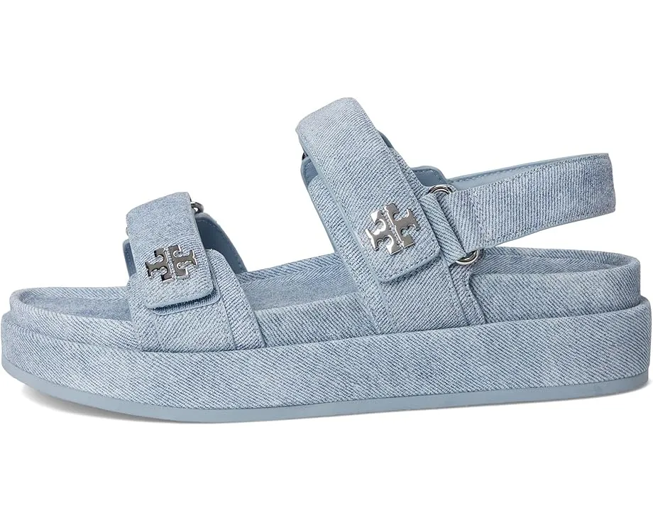 Спортивные сандалии Tory Burch Kira с кожаной стелькой и резиновой подошвой