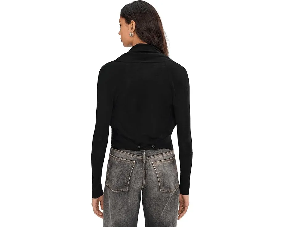 Кардиган AllSaints Wasson Pirate из 100% мериносовой шерсти