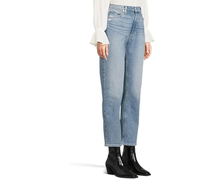 Джинсы Paige Sawyer с застежкой на пуговицах и прямым укороченным кроем