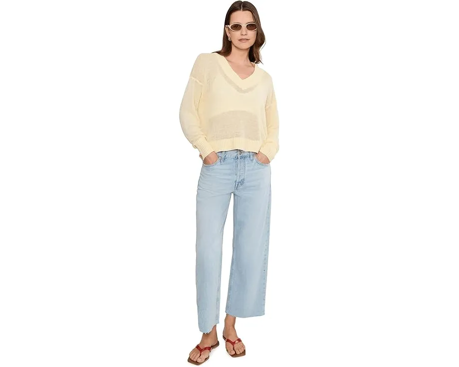 Джинсы Madewell Low Slung Baggy Crop в стиле Foster Wash