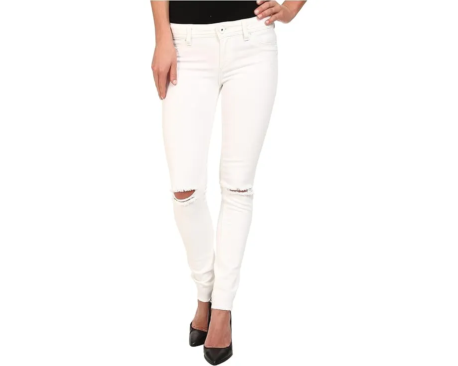 Джинсы DL1961 Emma Skinny с потертостями в стиле Dove White