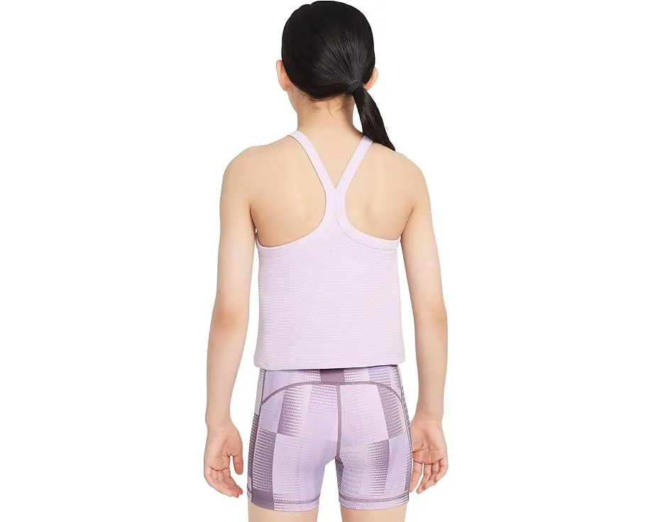 Детский топ Nike Kids High Neck с технологией Dri FIT и встроенным бра