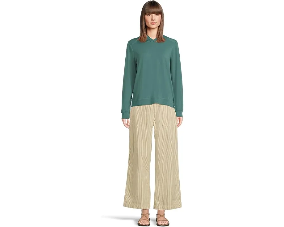 Широкие брюки Toad&Co Taj Hemp с эластичным поясом и завышенной талией