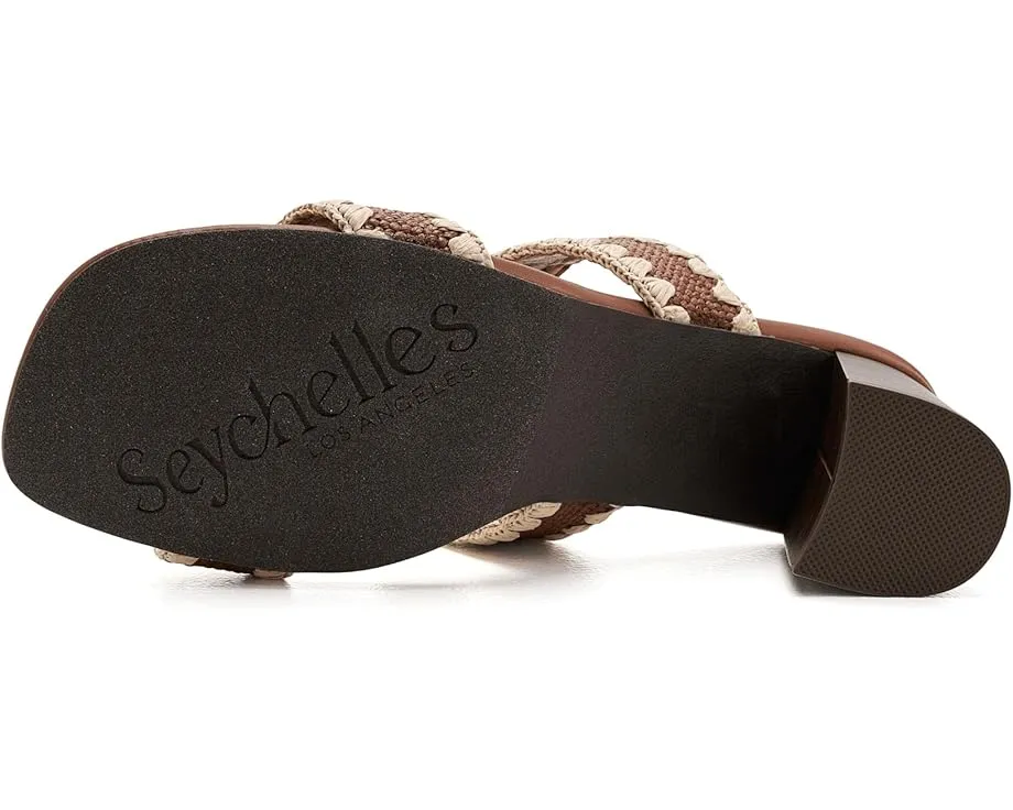 Сандалии Hattie от Seychelles с двухцветным верхом и квадратным носком