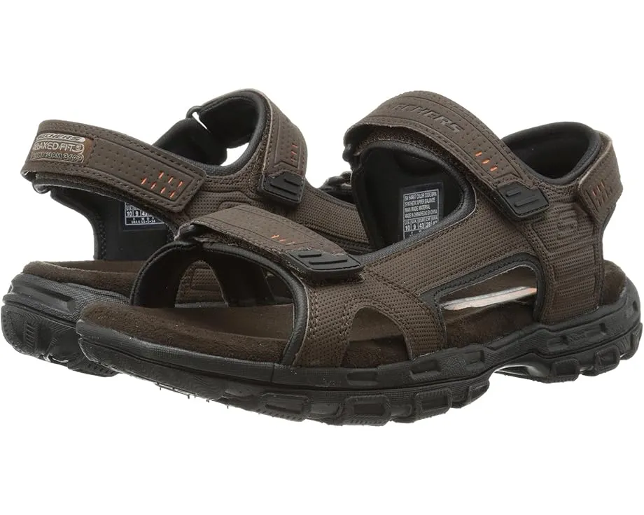 Сандалии SKECHERS Gander Louden с ремешками на липучках и стелькой Memory Foam 360