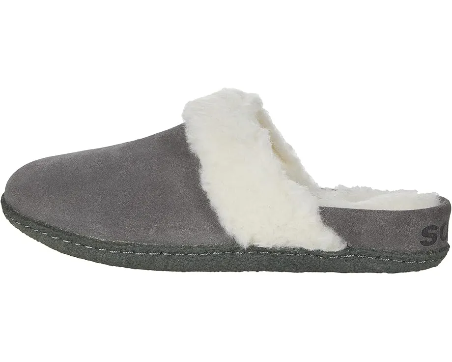 Домашние тапочки-слипоны SOREL Nakiska™ Slide II с искусственным мехом и резиновой подошвой