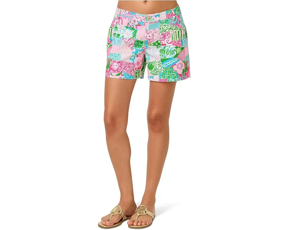 Шорты Callahan Mid-Rise с карманами и прямым кроем от Lilly Pulitzer