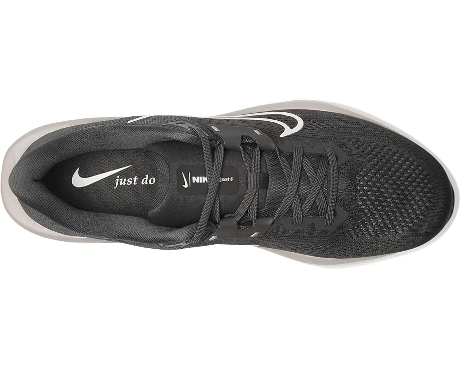 Беговые кроссовки Nike Quest 6 с поддерживающей лентой и мягкой пеной