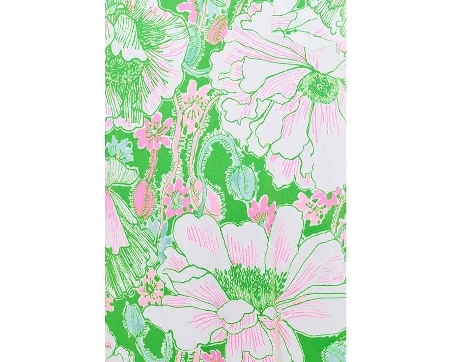 Lilly Pulitzer короткое платье Dune с защитой UPF 50 и отложным воротником