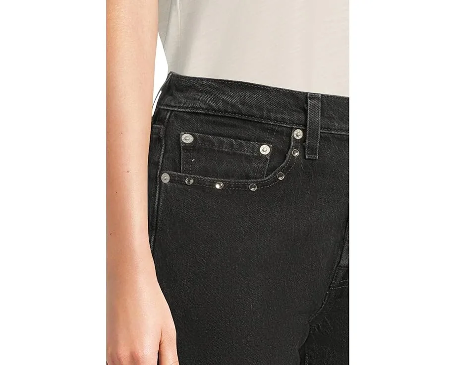 Джинсы Levi's 501 с прямыми штанинами и потертостями