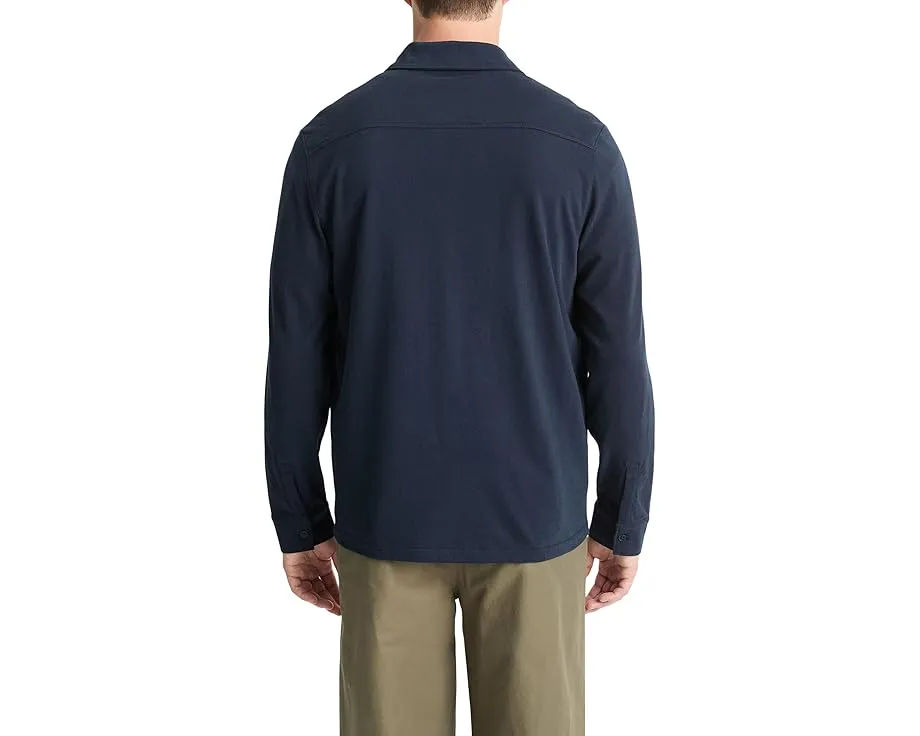 Vince Рубашка с длинным рукавом из велюрового джерси