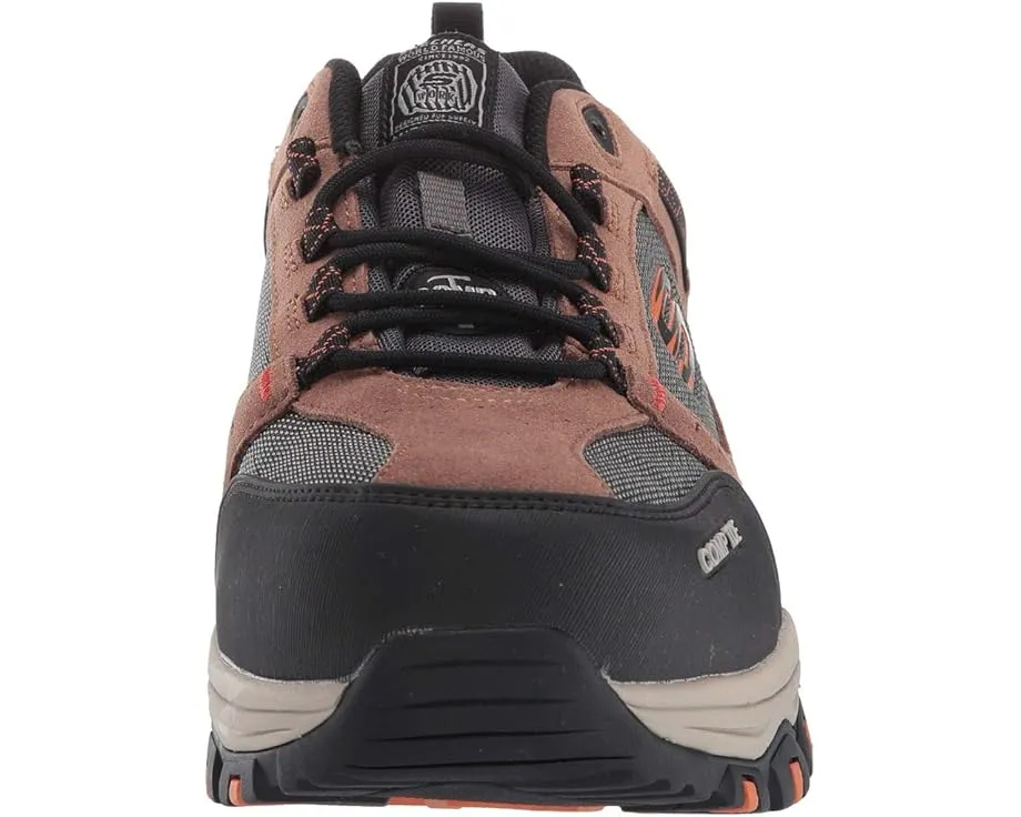 Ботинки композитные Skechers Greetah Comp Toe коричнево-черные