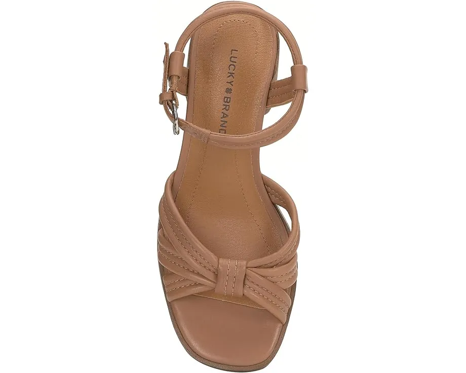 Сандалии Jolenne от Lucky Brand на каблуке с узловатым дизайном ремешков