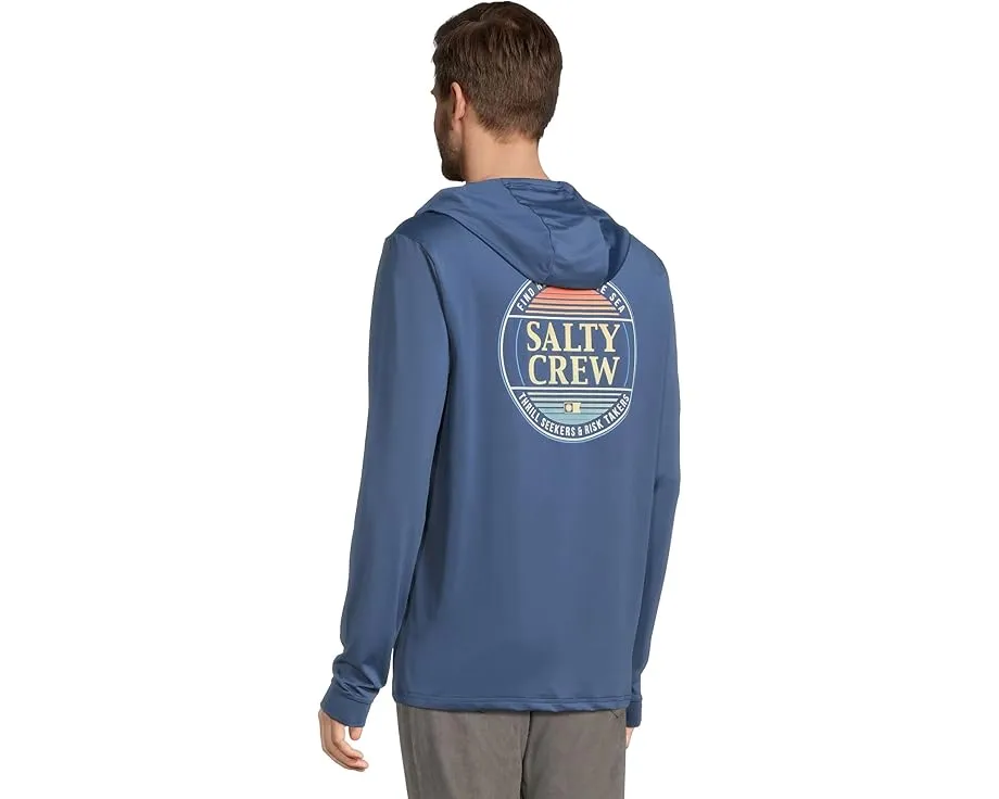 Солнцезащитная толстовка Salty Crew Simple Fade с капюшоном и UPF 50+