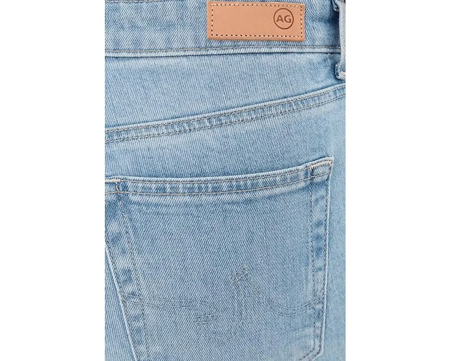 Джинсы Mari Mid-Rise Slim Straight Crop с прямой средней посадкой и укороченными штанинами в цвете Cruiser