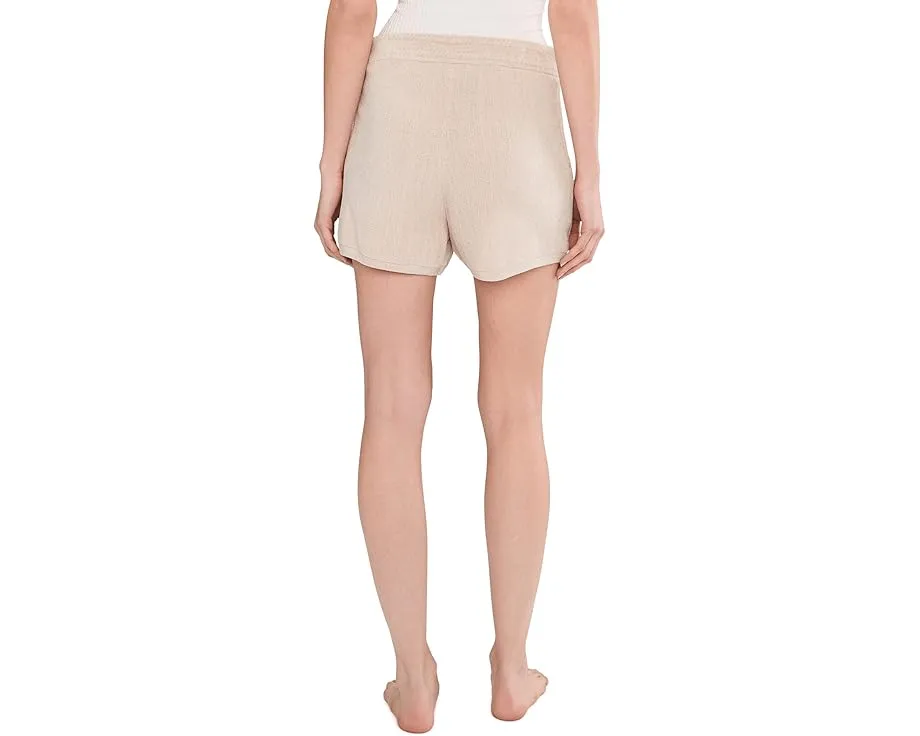 Barefoot Dreams Шорты CozyChic Ultra Lite с канатной полоской
