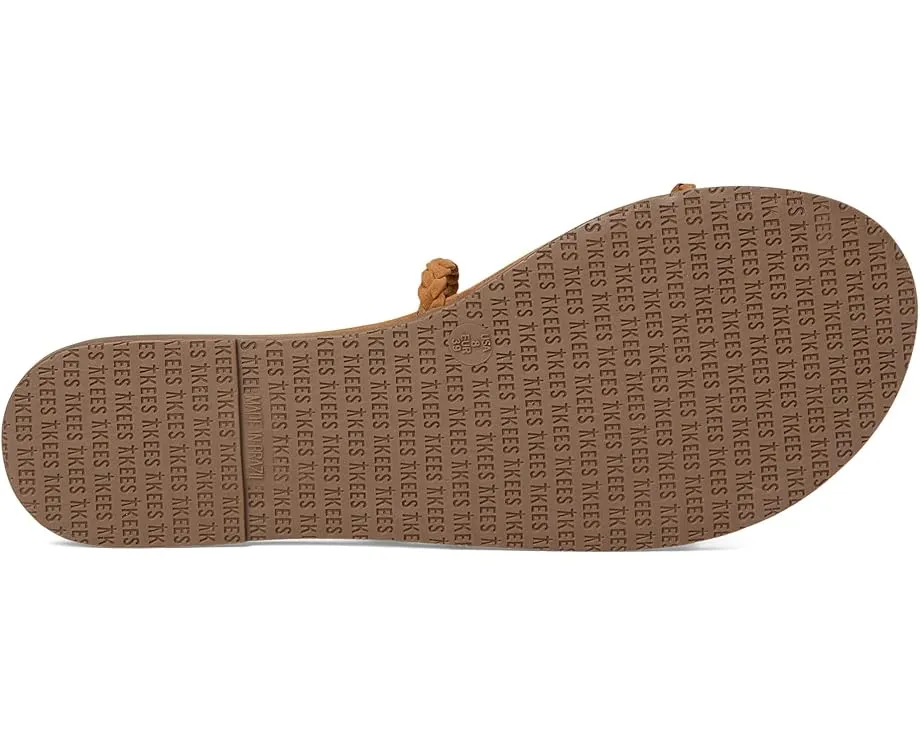 Сандалии TKEES Gemma Braid с плетеным ремешком из замши