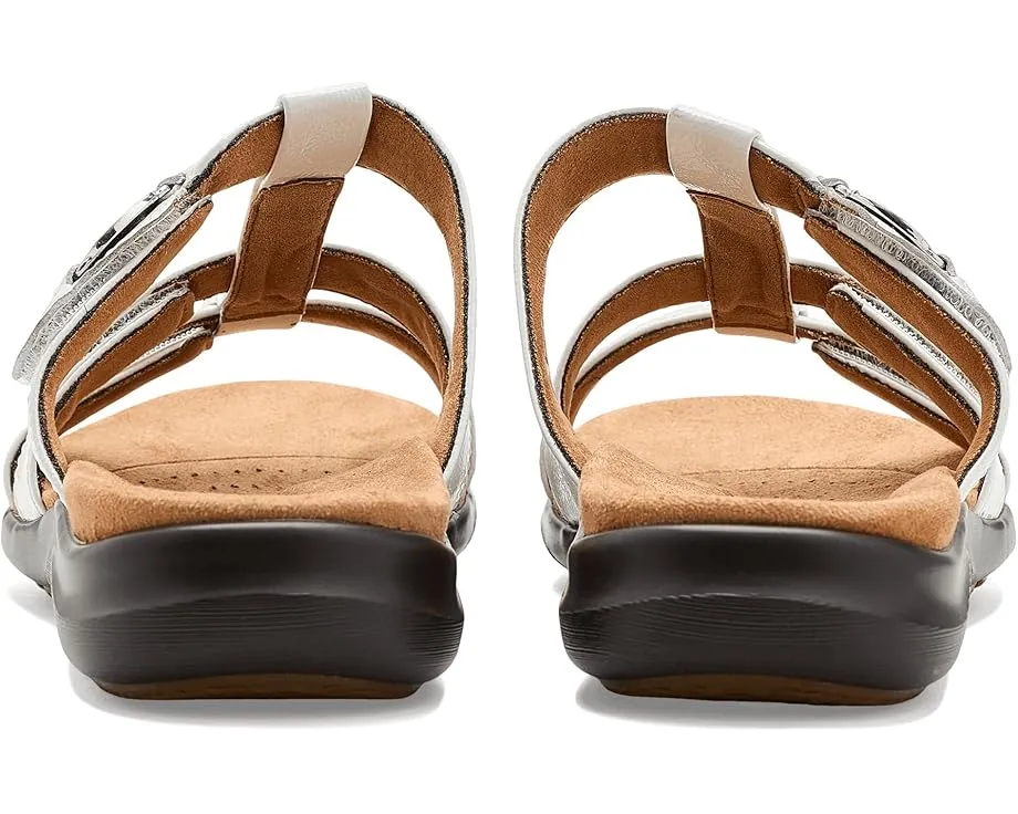 Сандалии Clarks Kitly Pearl с ремешками на липучке и текстильной подкладкой