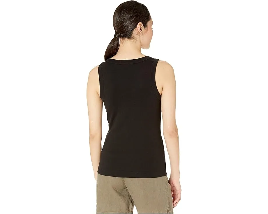 Майка Michael Stars Paloma 1x1 Cotton Wide Binding Tank Top из мягкого хлопкового джерси