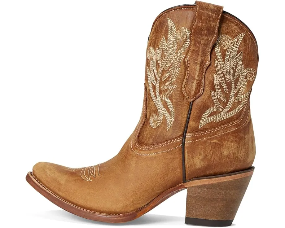 Ботинки Corral Boots A4218 с золотой вышивкой и каблуком кубинского типа