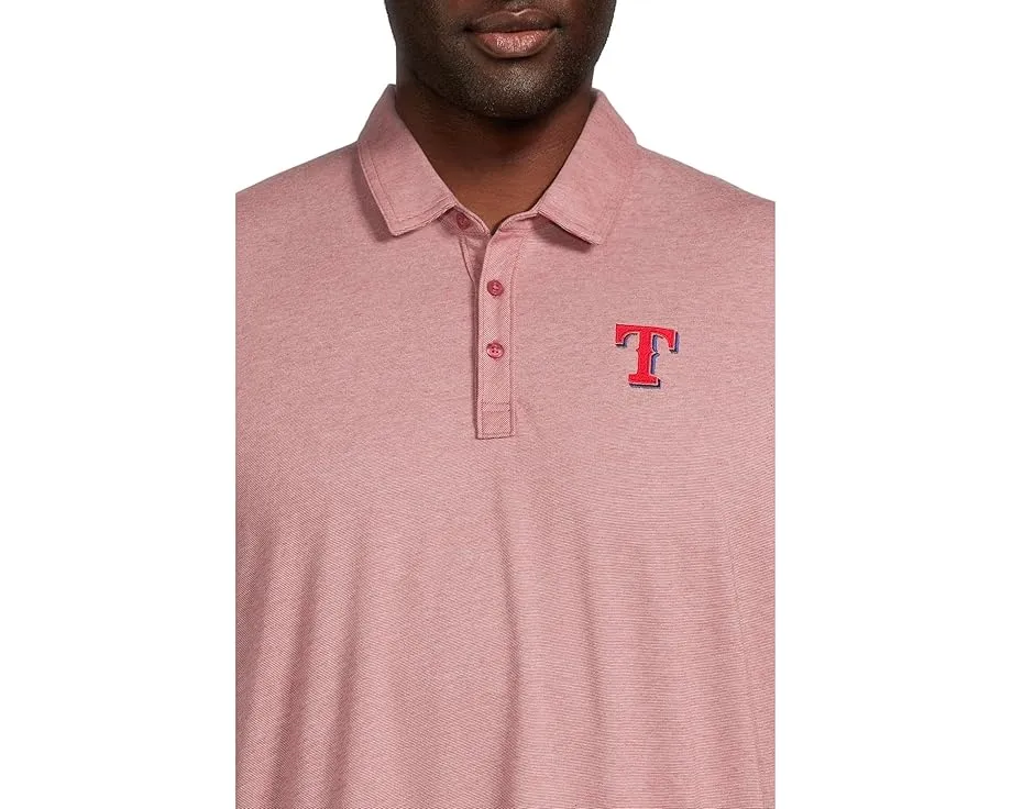 Поло TravisMathew Texas Rangers The Zinna с контрастным логотипом