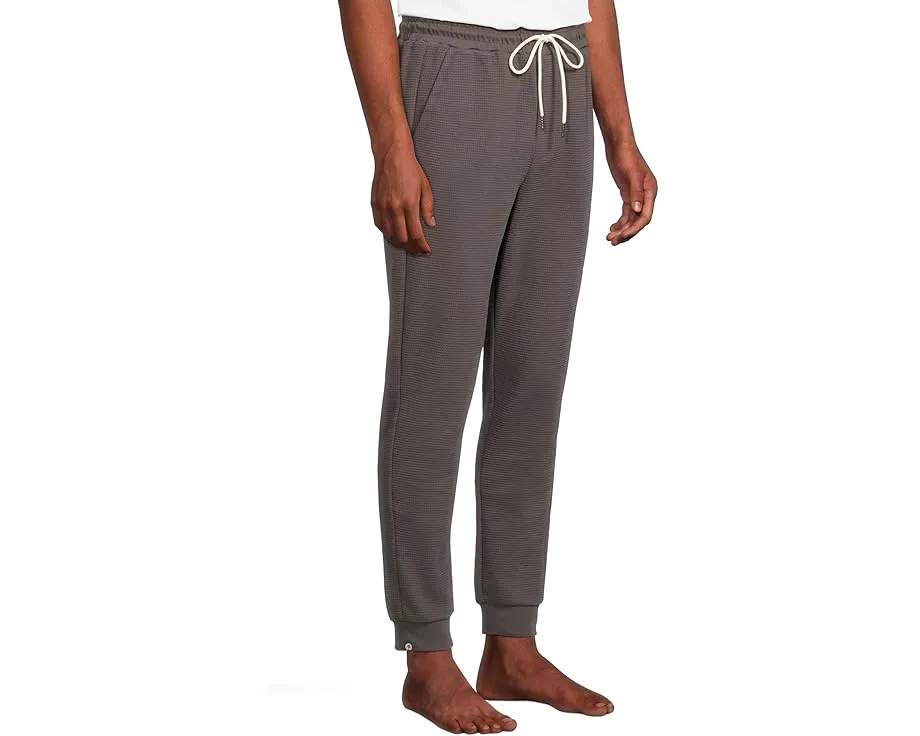 Брюки-джоггеры Barefoot Dreams Waffle Thermal с текстурой вафли