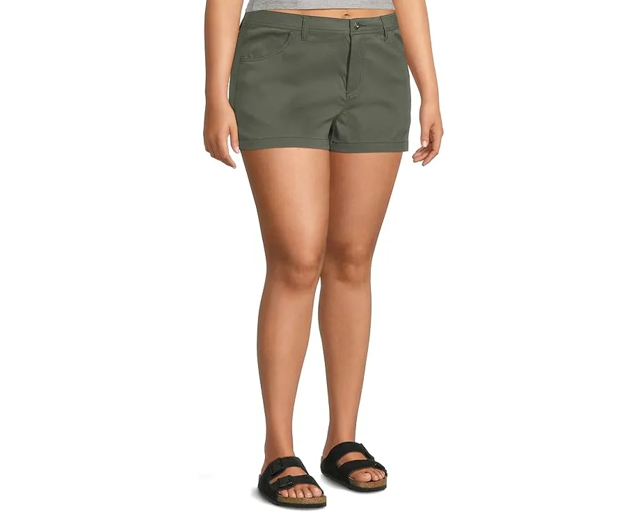 Шорты Prana Stretch Zion Halle с защитой UPF 50+ и влагоотводящими свойствами