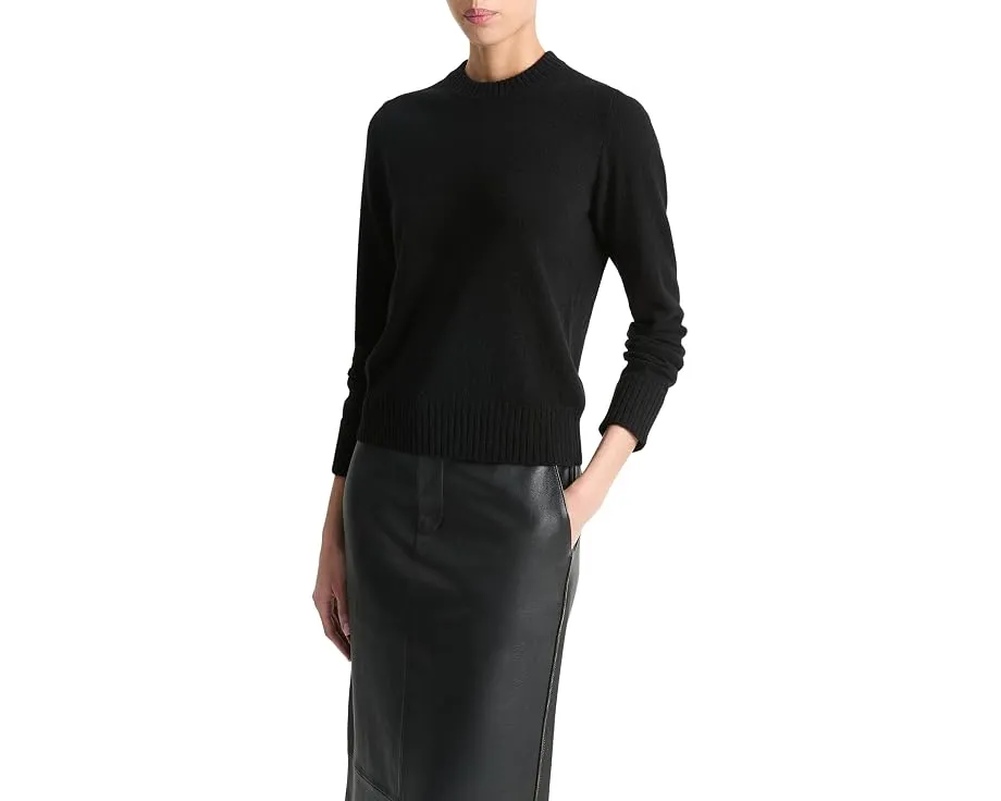 Свитер Vince Classic Crew Neck из 100% кашемира с резинками