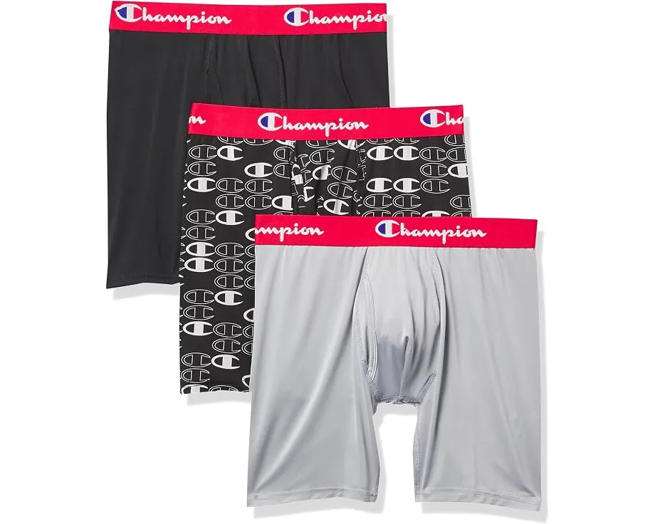 Champion трусы боксеры легкие дышащие 3 шт