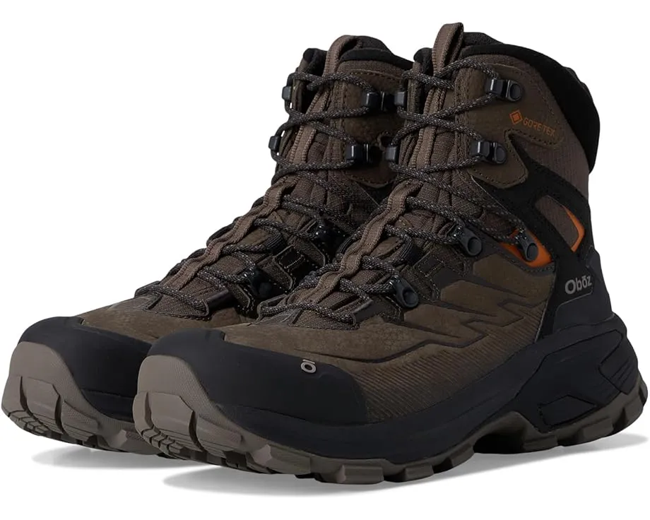 Ботинки Oboz Bridger Ridge Mid GTX с мембраной GORE-TEX и кожаным верхом