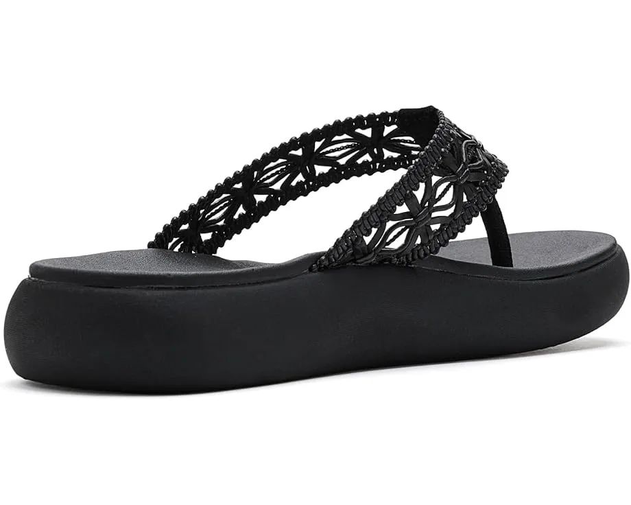 Сандалии SKECHERS Asana Luxe Ocean Breeze 2 с ажурным верхом и просторной посадкой Relaxed Fit