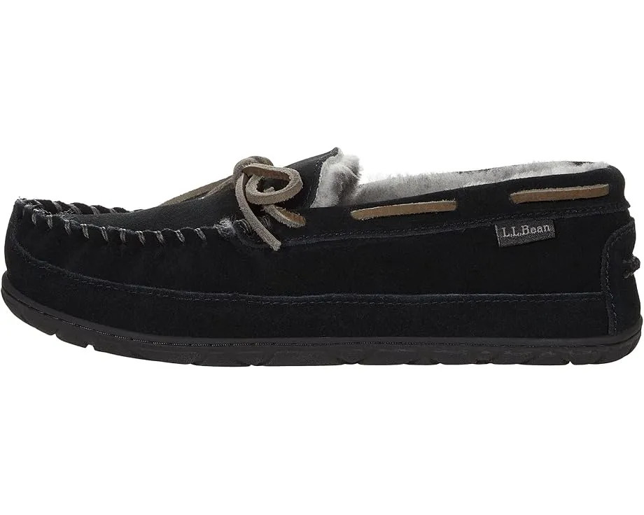 Тапочки L.L.Bean Wicked Good Moccasins из овчины с подошвой TPR