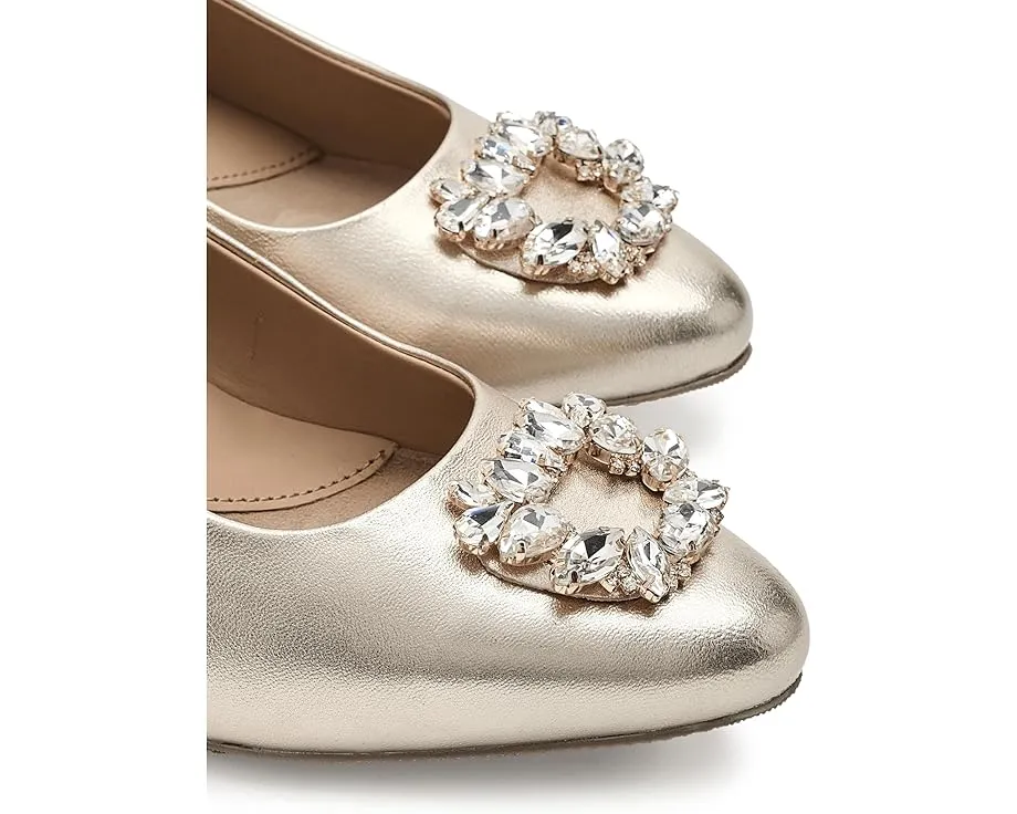 Лодочки Kate Bridal от Trotters с брошью и каблуком-рюмочкой