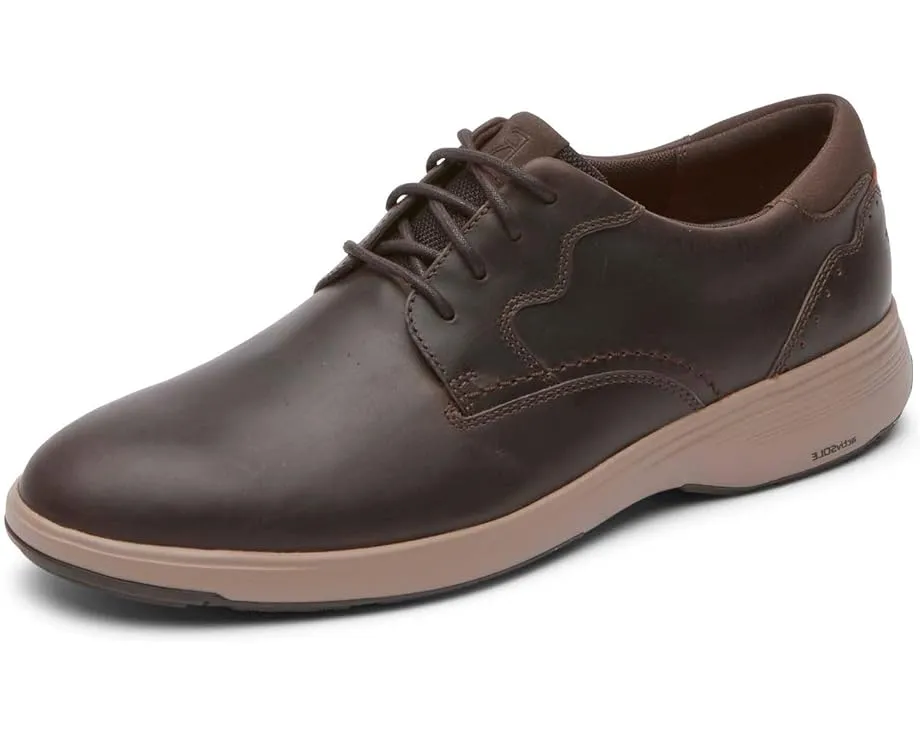 Кроссовки Rockport Noah Plain Toe с кожаным верхом и технологией truTECH