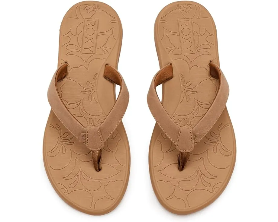 Шлепанцы Roxy Vickie с контурной стелькой и поддержкой свода стопы