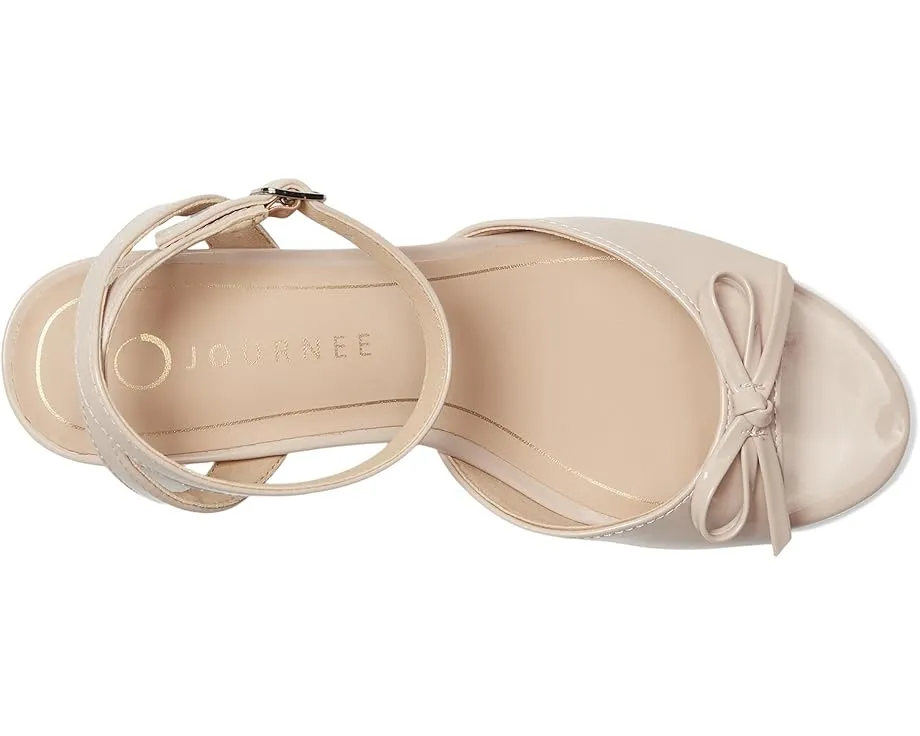 Journee Collection босоножки Jennifer на каблуке с бантом и ремешком на щиколотке