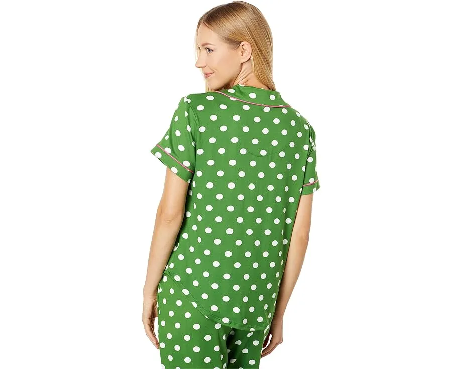 Kate Spade New York пижамный сет с коротким рукавом и горошком