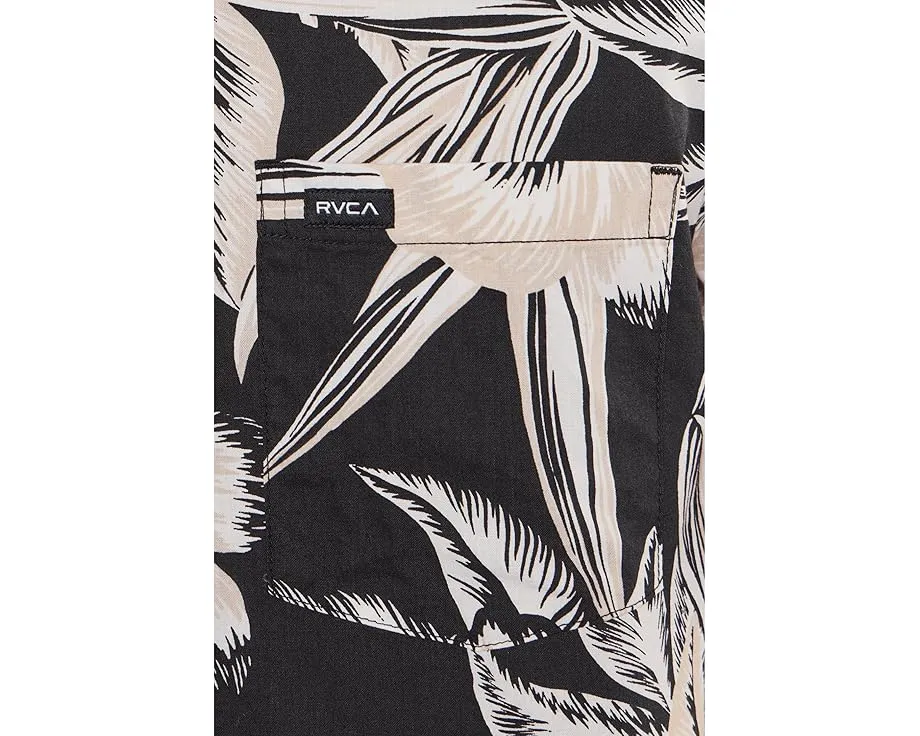 Рубашка RVCA Overspray Short Sleeve с флористическим принтом
