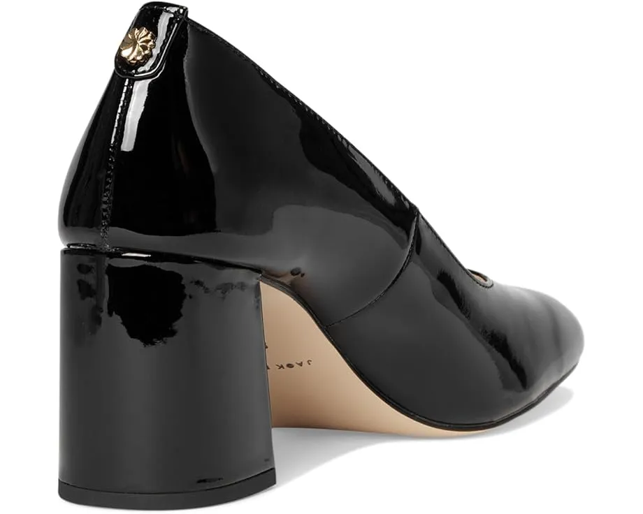 Jack Rogers туфли Lenora Pump на устойчивом каблуке из кожи