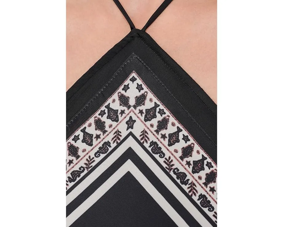 Платье миди Free People Citrine принтом цветов