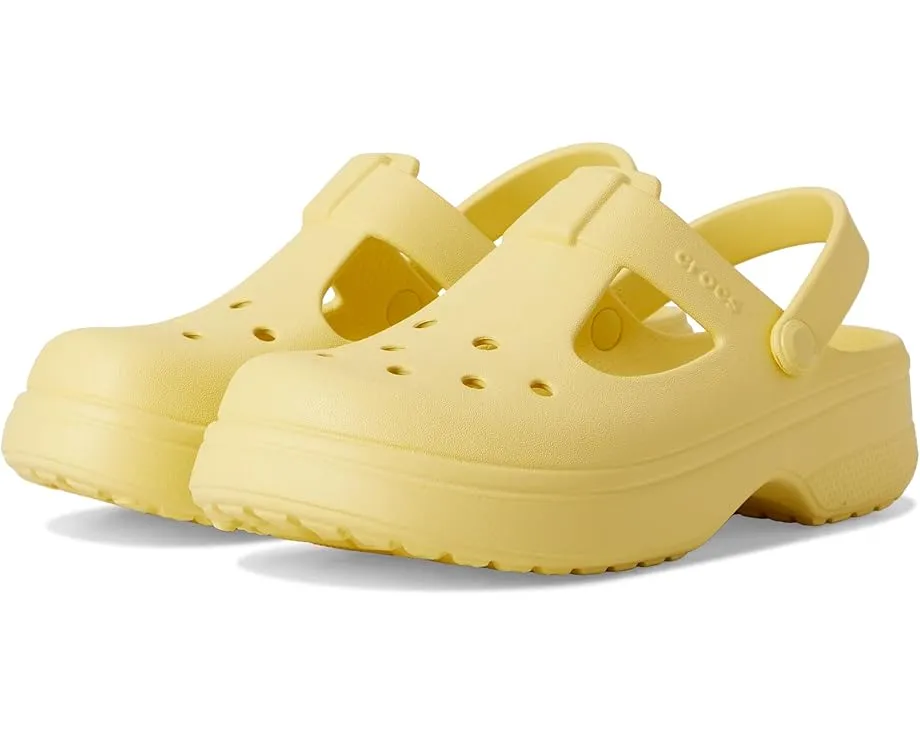 Детские кроксы Crocs Classic Mary Jane с ремешком в классическом стиле